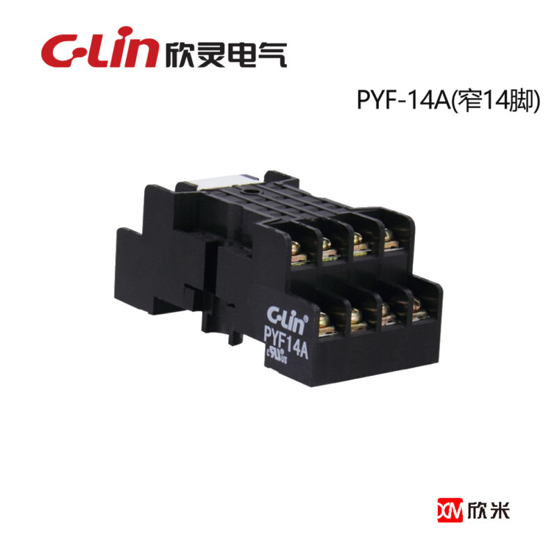 继电器底座 PYF-14A 韩式 四开四闭-窄脚