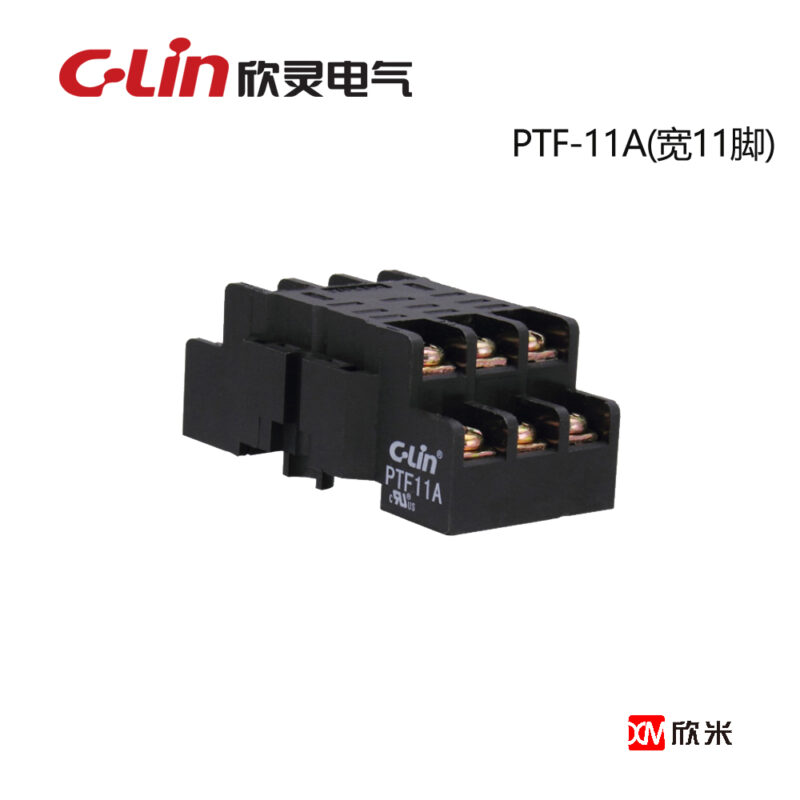 继电器底座 PTF-11A韩式 三开三闭-宽脚